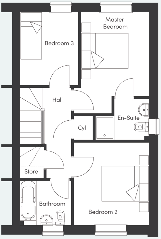 First floor plan